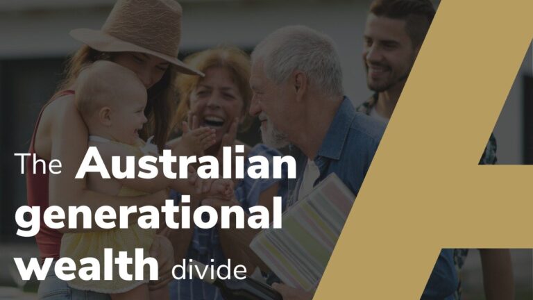 The Australian generational wealth divide