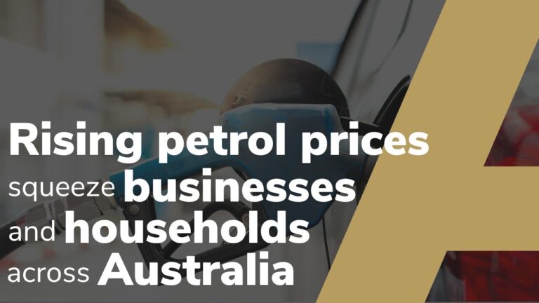 Rising petrol prices squeeze businesses and households across Australia