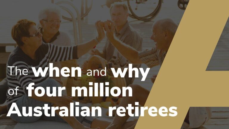 The when and why of four million Australian retirees